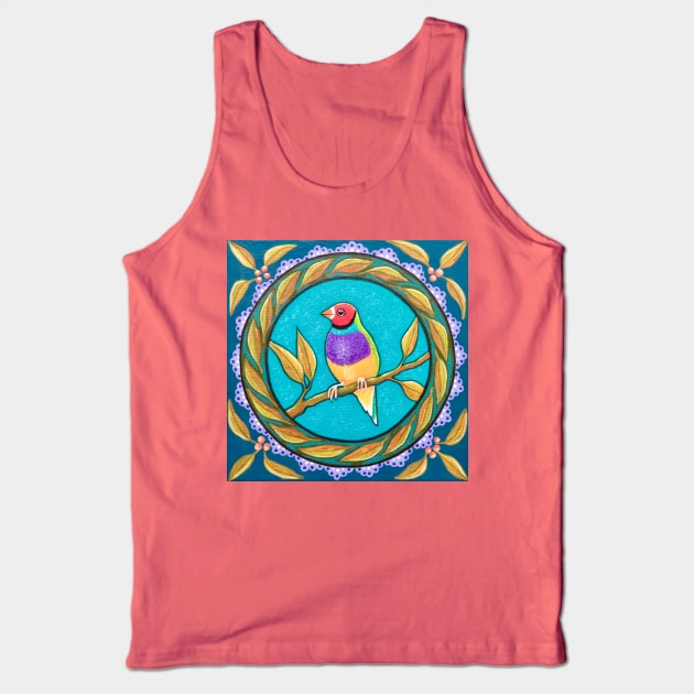 Rainbow Finch Tank Top by SoozieWray